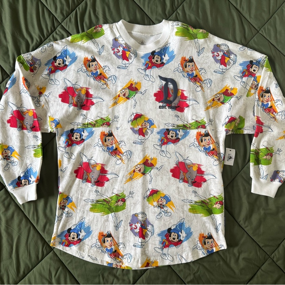 Disneyland Resort Ink & Paint Spirit Jersey Unisex Size XS